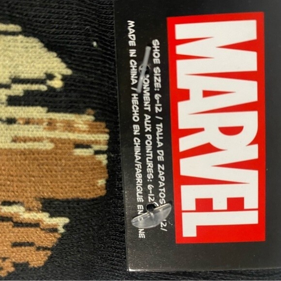 New Groot socks guardians of galaxy 2 pairs unisex adult 6-12 tall marvel disney - Picture 5 of 6